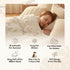 abbybabies 39"x30", Reversible Soft Baby Blanket, Grow-with-Baby for Boys and Girls, Bamboo Viscose & Cotton, Receiving