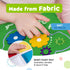 deMoca Busy Book for Toddlers 1-3, Quiet Book Montessori Toy with 9 Activities, Learning Felt Toy for Boys & Girls
