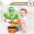 120 Tummy Talking Cactus Toy with LED English Songs, Singing Cactus Dancing Musical Toy, Time Toys Baby Mimicking