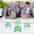 ALLCELE Robot Toys, Rechargeable RC Robots for Kids Boys, Remote Control Toy with Music and LED Eyes, Ideal Gift