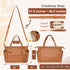 12 Strap,2 Omanmoli Small Diaper Bag,Mini Diaper Bag Tote, Leather Crossbody Diaper Bag Clutch with Pocekts Diaper Bag