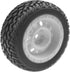 ShareGoo 75mm RC Rally Car Tires and Plastic Wheel Rims, Compatible with Traxxas Tamiya HSP HPI Kyosho 1/10 RC Cars