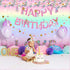 Unicorn Birthday Banner, Rainbow Unicorn Bunting, Pre-Assembled Party Decorations and Supplies