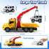 DWIRCTOYS 3 4 5 6 7 Toddler Boy Toys,Tow Truck Toy for Year Old Boys,FrictionPowered Rescue Tow Truck with Lights