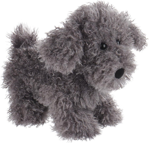Apricot Lamb Toys Plush Dark Grey Poodle Dog Puppy Stuffed Animal Soft Cuddly 8.3 Inches Perfect for Child