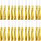 24 Pcs Gold Noise Makers, Glitter Metallic Fringed Horns for Baby Shower, Kids Birthday, Wedding Party Favors