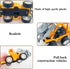 24PCS Juuxncgv Mini Construction Vehicles,Play Figure Vehicles,Pull Back Engineering Vehicles,Toy Figure Construction