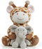 TUMAMA Interactive Giraffe & Elephant Talking Singing Toys, Mimicking Toy with Repeating