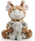 TUMAMA Interactive Giraffe & Elephant Talking Singing Toys, Mimicking Toy with Repeating