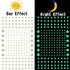 808 PCS Glow in The Dark Stars for Ceiling, 3D Adhesive Dots Decor Stickers for Kids Bedroom or Birthday Gift