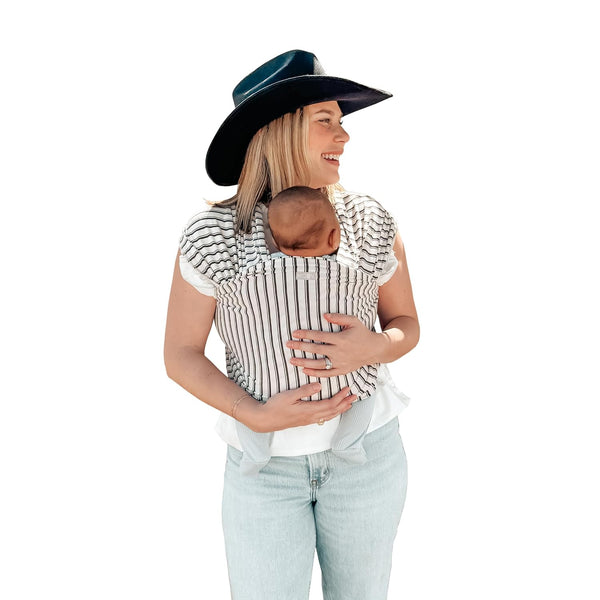 Moby Baby Wrap Carrier Classic for Newborns to Toddlers (8-33lbs), Infant Sling