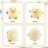 Cute Duck Plush with Knife, Duckling Stuffed Animal Toy, 11.8 inch Throw Pillow Gift for Boys, Girls, Adults