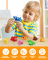 Coogam Numbers Matching Game 10PCS, 123 Counting Dinosaur Toys, Educational Montessori Learning Toys for Ages 2-4