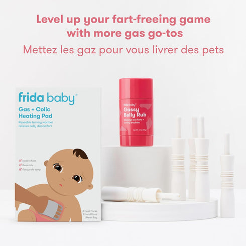 Frida Baby Windi Gas Passer - Baby Gas Relief and Colic Relief, Naturally Release Constipation, 10 Count (Pack of 2)