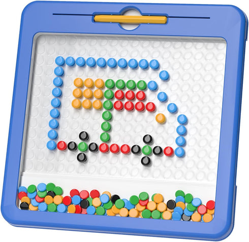 Ci Vetch 2 3 4 5 6 7 8 Large Magnetic Dots Board for Toddlers, Magnetic Drawing Board for Kids, Magnetic Dot Art