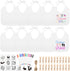 BOUBONI 55 Pcs DIY Baby Bibs Decorating Set Includes 10 White Bibs