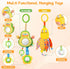 0 3 6 9 12 Baby Toys for Months, Baby Hanging Toys, Car Seat Stroller Crib Gym Baby Rattle Toys with Teether