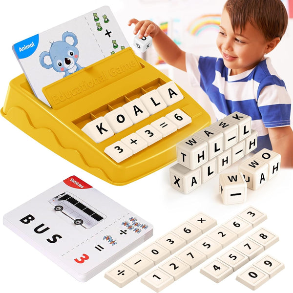 Educational Matching Letter Spelling Game for Kids Ages 3-8, Easter and Birthday Gifts for Boys and Girls