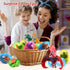6 Pack OCATO Easter Eggs Filled with Dinosaur Toys Jumbo Deformation Dinosaur Eggs Easters Egg Fillers Plastic Surprise