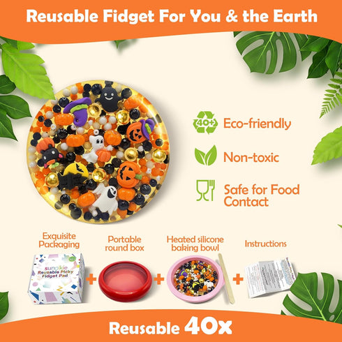 Reusable Picky Fidget Pad, Remeltable Big Pick Party Toy, Skin Picking Fidget Toys, Reusable Picking Pad, Toys