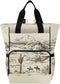 Jihqo Diaper Bag Backpack West Desert with Cowboys Travel Diaper Bags for Women,