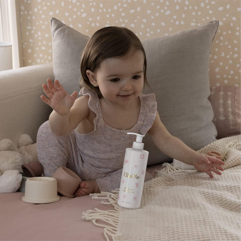 7.8 oz. ELLAOLA Soothing Baby Lotion for Dry, Eczema Prone & Sensitive Skin with Jojoba Oil + Squalane - Moisturizing
