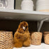 Llama Stuffed Animal - Handmade Cuddly Baby Alpaca Toy (9 inches, Dark Brown) - Plushies & Alpaca Gifts