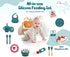 LimeOr Supplies Set, 10 Set, Silicone Baby Feeding Pcs Baby Led Weaning Supplies | BPA-Free Baby Dishes with Toddler