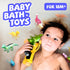 18 Hely Cancy Mold Free Bath Toys for Toddlers Month