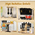 Kitchen Miniature House Kit, Mini Model Kits with Home Decor Furniture and LED, DIY Dollhouse Kit for Adults Teens