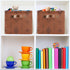 Closet 1 Pack Western Bull Boho Rectangle Storage Basket Collapsible Storage Bin for Nursery Books Waterproof Baskets