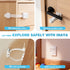 Pack Inaya Baby Proofing Kit - Child Safety Hidden Locks for Cabinets & Drawers, Anti-tip Straps, Door Lever Locks