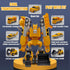 Sprstar 3-5 4-8 Series-35 Magnetic Transform Engineering Car Assembled Toys,Toy Construction Vehicles with Storage