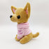 8” Stuffed Chihuahua Plush Dog, Realistic Simulation Plush Toys, Cute Pet Present Gift for Girls/Boys Christmas New Year