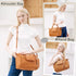 12 Strap,2 Omanmoli Small Diaper Bag,Mini Diaper Bag Tote, Leather Crossbody Diaper Clutch With Pocekts Diaper Purses