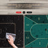 YUZPKRSI Texas Hold'em Poker Mat for 6 Players, Water Repellent Portable Poker Table Topper with Thicken Carrying Bags