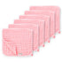 Maliton 6 Pack Muslin Burp Cloths for Baby Girls, Large 20''x10'', 100% Cotton, Absorbent & Soft
