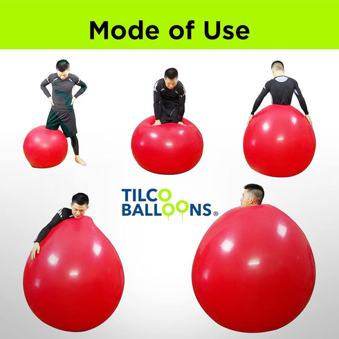 Giant Balloons 72 Inch Jumbo: Ready to Inflate with Air, Helium, or Water for Event Decoration