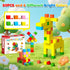 KAGRAD 30 3+ Magnetic Blocks, PCS Brightly Colored Magnetic Building Tubes, Preschool Classroom Must Haves Magnetic