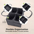 KeaBabies Portable Diaper Changing Pad and Baby Diaper Caddy Organizer - Waterproof Foldable Baby Changing Mat, Travel