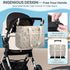 14 Inch Mommy Pritent Large Travel Diaper Bag Tote with Laptop Sleeve, Breast Pump Bag for Mom and Dad, Maternity