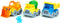 Green Toys Construction Vehicle Includes Scooper, Dumper, Mixer, 1 Character- 3 Pack