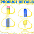 6 4 Pcs Giant Large Inflatable Crayons Hanging Neon Back to School Pencil Crayons Classroom Decoration for Back
