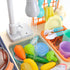 Playset Ages35 PowerTRC Play Sink with Running Water Toddler Kitchen w/Working Faucet, Stove, Lights & Sounds Role-Play
