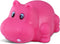 DolliBu Hippo Bath Buddy Squirter - Floating Pink Hippo Rubber Bath Toy,