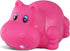 DolliBu Hippo Bath Buddy Squirter - Floating Pink Hippo Rubber Bath Toy,