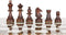 Staunton No. 6 Tournament Chess Pieces - Weighted Wooden Standard Chessmen with Felted Base