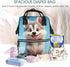 Qewfoju Backpack Backpack Blue Sky Cute Wolf Print Diaper Bag Large Capacity Diaper Baby Changing Bags