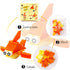 ,12PCS SetBuilding Sets Party Favors for Kids Goodie Bags Mini Building Blocks Ocean Animal, Sea Creatures Building