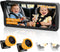 KOUENOM Baby Car Camera for 2 Kids, 7" Ultrawide Split Screen, 1080P Dual